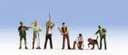 Noch 15060 HO/OO Gauge Hunters & Lumberjacks Figure Set