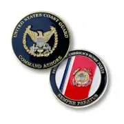 COAST GUARD COMMAND ASHORE 1.75" CHALLENGE COIN