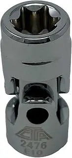 CTA Tools 2476 E10 U-Joint Socket - 1/4" Drive, Gray