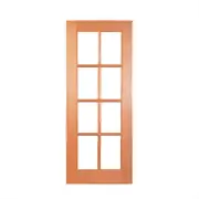 Woodcraft 2040 x 820 x 35mm Internal Door 8Lite Clear Safety Glass