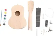 Totority 21 Inch Diy Ukulele Kit Basswood Material Musical Instrument Easy to Build Ideal for Boys and Girls Musicians