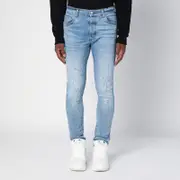 [AMIRI] Light blue washed skinny jeans with wear 31 Blue