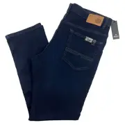 Buffalo David Bitton Men's ASH-X Slim Stretch Jeans Pants Dark Blue Sz W38 x L32