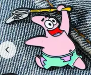 PATRICK STAR enamel pin - SpongeBob SquarePants - funny cartoon - FREE SHIPPING