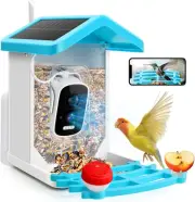 Bird Feeder with Camera, 2.5K HD AI Identify Bird Species, IP66 Weatherproof,...