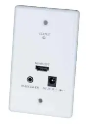 HDMI & IR Extender over CAT5 Cable up to 150ft/50m in Wall Plate Style HW01