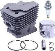 47MM Chainsaw Cylinder Piston Kit, for, MS362 MS362C Spark Plug Replacement Parts 1140 020 1200 Mower Carburetor Parts