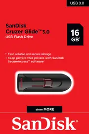 SanDisk USB 3.0 16GB Flash Drive Memory Stick