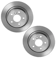 Brembo Pair Set 2 Rear Coated 280mm Brake Disc Rotors For BMW I01 Mini F54 F60 (for: Mini)