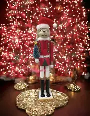 19 Inch Larger Wooden Dog Figurine Nutcracker Soldier New Christmas Decor