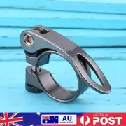 31.8mm MTB Bike Cycling Saddle Seat Post Clamp Quick Release Style Silver