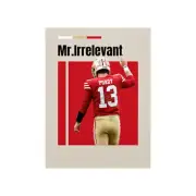Brock Purdy 49ers NFL Irrelevant Premium Matte Vertical Posters