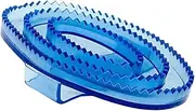 "Abbraccia" Horse Brush Soft PVC Bristles Portable Bathing Curry Brush Random Color