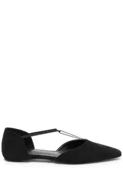 Totême Suede Ballet Flats - Black - 39 (IT39 / UK6) 39 (IT39 / UK6)