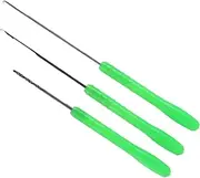 POENVFPO Fishing Drill Hook Bait,High Carbon Steel 3 in 1 Drilling Hook Needle Tool Set for Making Rigs