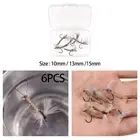 6Pcs Trout Fishing Flies with Hook Dry Fly for freshwater Shallows Rivers Stream