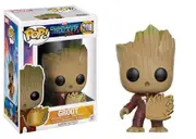 (SW) Groot Ravager Patch US Exclusive Pop! Vinyl Guardians of the Galaxy: Vol. 2 #208 (Not Mint)