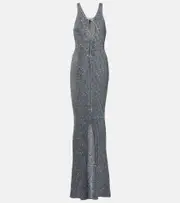 [Bananhot] Bananhot Jules sequined knitted maxi dress M/L metallic
