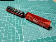 N gauge carriages trains small x2