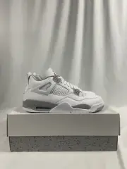 Nike Air Jordan 4 IV 4s Retro OG White Oreo Grey CT8527-100 Men’s Size 12 NEW