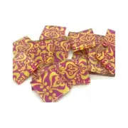 Colourful Damask Glass Tiles 2.5cm - No. 11 (HM) Mosaic Tiles Art Craft