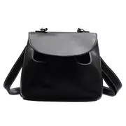 Casual Women Crossbody Bags PU Leather Fashion Pure Color Retro Shoulder Messenger Handbag Shopping Satchel Bag