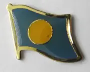 BELAU PALAU FLAG LAPEL PIN BADGE 1 INCH