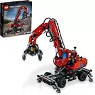 LEGO Technic Material Handler Crane 42144 Building Toy Set for Kids, Boys, and G