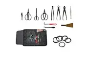 16Pcs Garden Bonsai Tool Set Carbon Steel Branch Cutter Scissors Kit Nylon Case