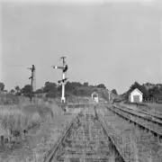 Signals & signal box Bundoran Junction Co Tyrone Ireland Railway OLD PHOTO