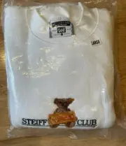 Steiff Club Size Large White Pullover Sweatshirt Factory Sealed READ DESC