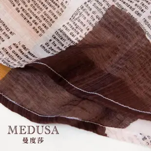 【MEDUSA 曼度莎】現貨-粉釦天絲棉長版透膚襯杉（M-2L）｜女上衣 女長版上衣 加大尺碼(101-71301)