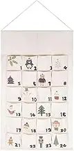 Generic Christmas Advent Calendar, Hanging Storage Bag, Portable Home Culture, Party Accessories, Decorative Christmas Decoration, 24 Days Pockets