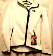The North Face Jacket Women's Arcata Asymmetrical Zip Hoodie Size XS White NWT