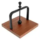 Wood Table Napkin Holder with Weighted Metal Arm Practical Paper Napkin Holder ☽
