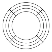 Round Hoop DIY Christmas Decoration Wire Wreath Frame