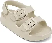 [ChayChax] Toddler Boys Girls Double Buckle Sandals Children's Adjustable Back Strap Water Sandal