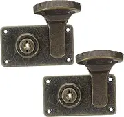 KONTONTY Elegant Antique Design Suitcase Lock Hasp Latch Decorative Padlock Lock for Luggage