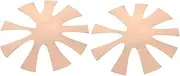 DECORNIJIA Nail Art Tool Set 2pcs French Manicure Edge Templates Nail Art Template