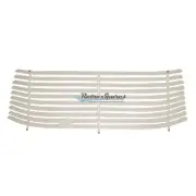WHITE VENETIAN BLIND AUTO SHADE FOR NISSAN PULSAR N12 HATCH NOV 1982-JUN 1987