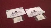 Lot #10 - PEEL & STICK DECALS - LIONEL (4) B&O CAPITOL INSIGNIA - SILVER - NIP