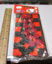 vintage 1960 kids dime store toy, Checkers game, board and pieces, Hong Kong