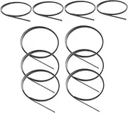 Vaguelly 10pcs Guitar Inlay Decor Acoustic Guitar Edge Trim Guitar Binding Classical Guitar Edge Binding Guitar Body Decor Strips Guitar Edge Protector Guitar Decoration Black