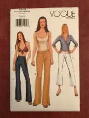 Vintage Out of Print Vogue Sewing Pattern Sz 12-16 Misses' Pants New