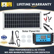 12V Solar Panel Set Battery Charger w/ 60A Controller For Boat RV ATV Camping AU