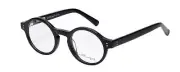 Ernest Hemingway H4616 Round Blue Light Reading Glasses +1.00 Black Men/Women Re