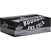 Woodstock Bourbon & Colas 6% Cans 375ml x24 Case