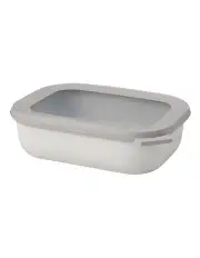 [Mepal] Cirqula Rectangular 1000ml in Nordic White
