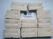 10 BARS UNSCENTED GOAT MILK SOAP BASIC BAR HAPPY GOAT CREAMERY CHEAP