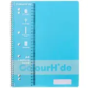 ColourHide A4 Recycled Lecture Book 140 Page Sky Blue